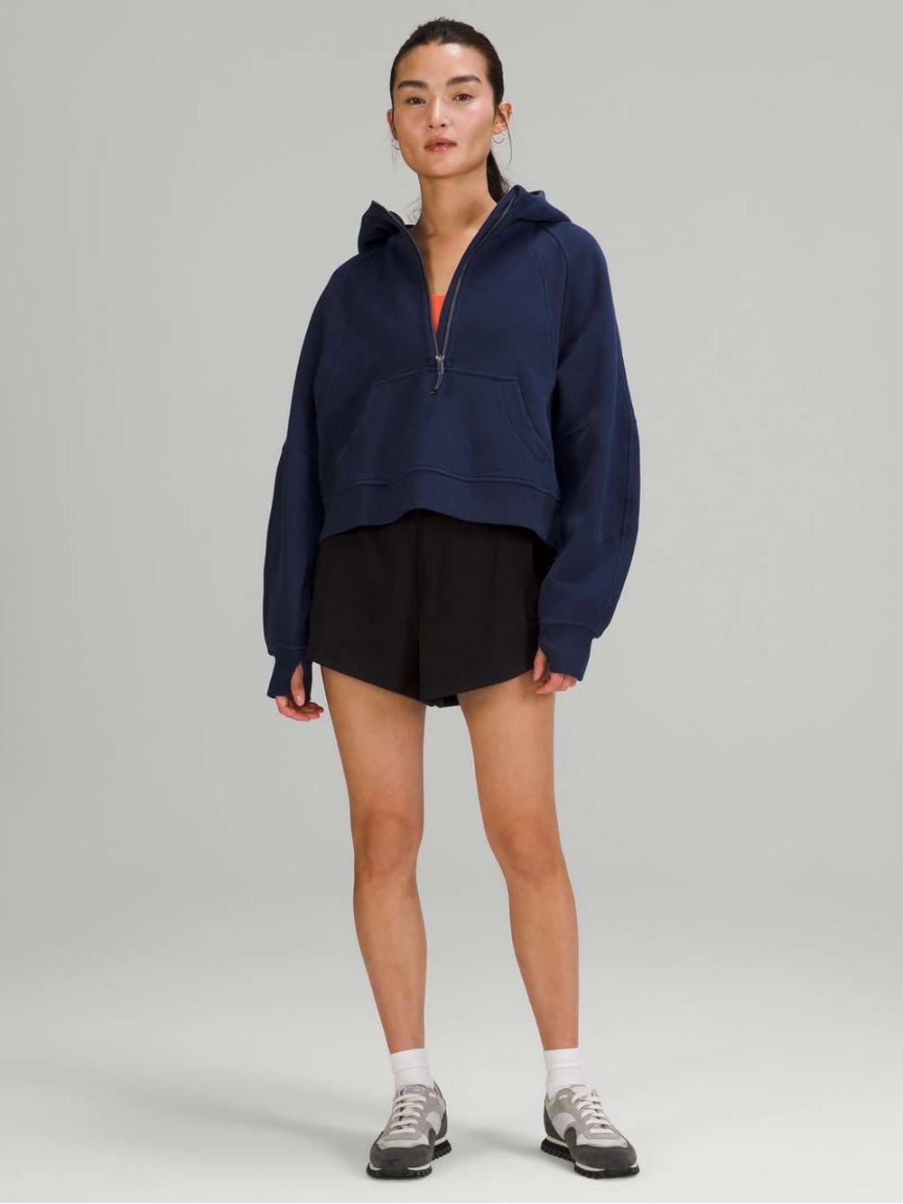 LULULEMON Scuba Oversized 1/2 Zip Hoodie M